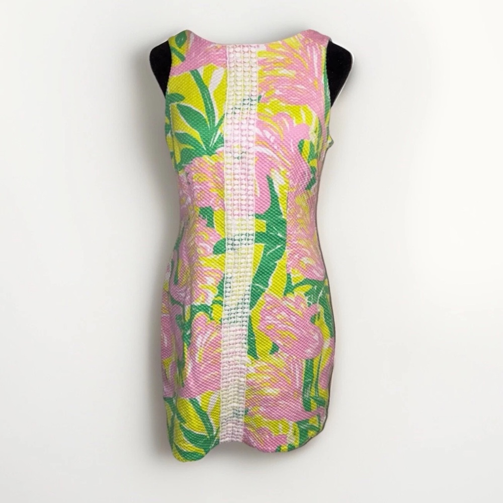 Lilly Pulitzer Pink and Green Mini Dress
